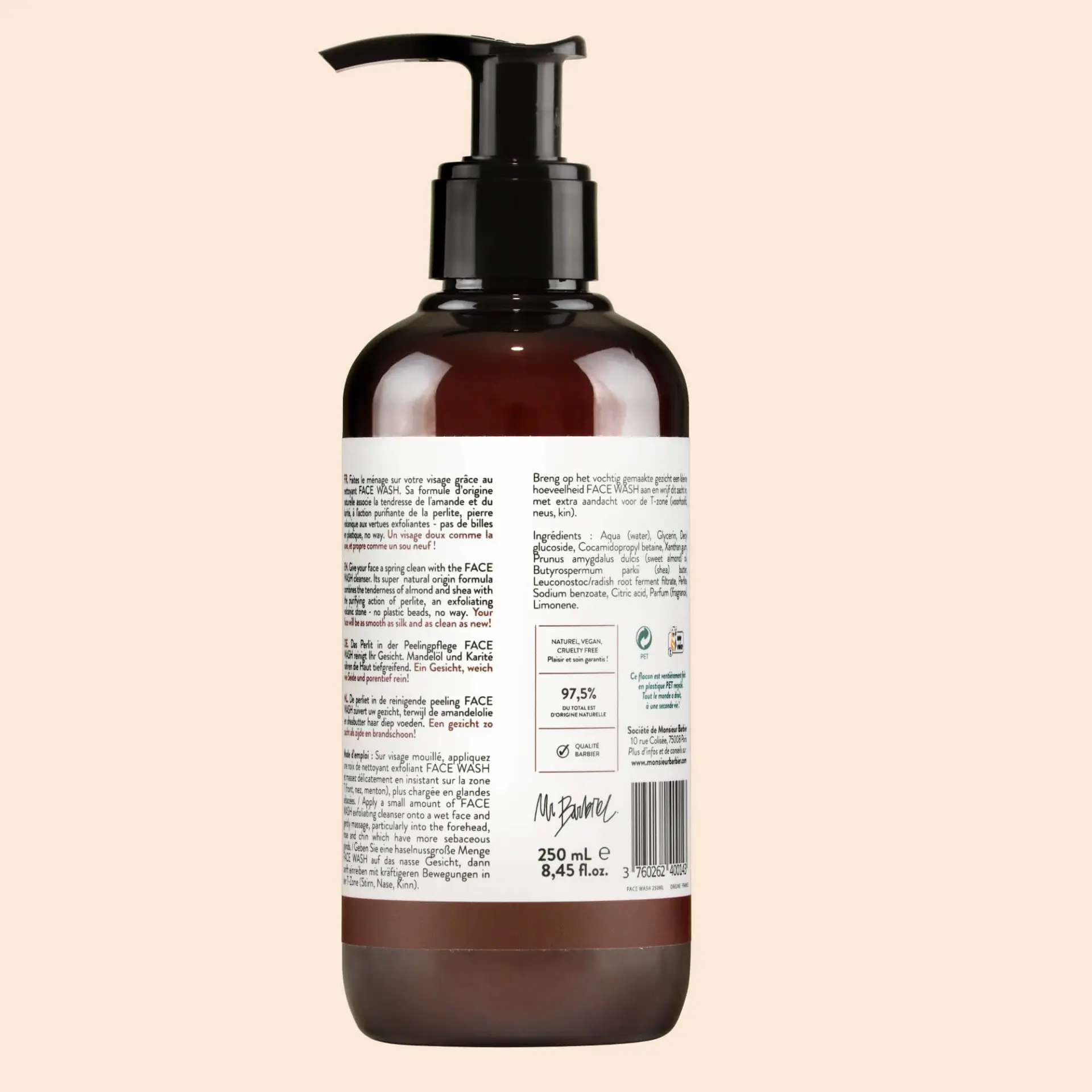 Gel Exfoliant de Curățare - SPĂLARE FAȚĂ - 250mL - imagine 6